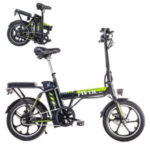 16" Ebike Folding Bicycle for Adults Top Speed 25km/h | A10 Green