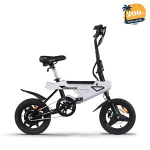 AVDLBIKE A02 14" Mini Foldable Electric Bike – 250W Motor, 36V 6.4Ah, 25 Km/h