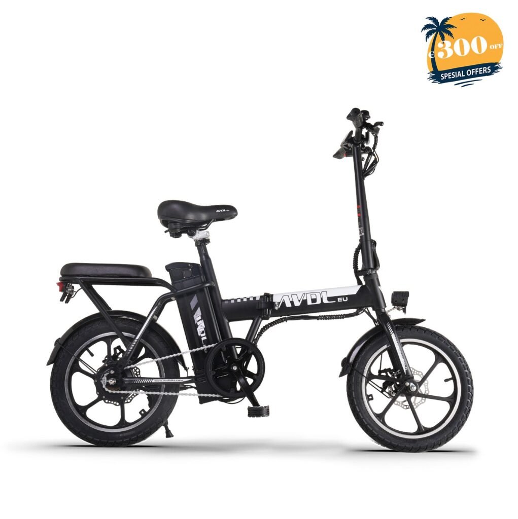 AVDLBIKE A10 16 Inch Foldable Electric Bike – 250W, 36V 11.4Ah, 25 km/h