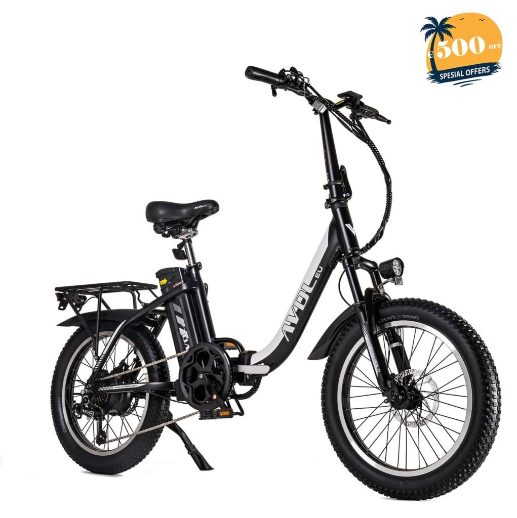 AVDLBIKE A21S Foldable Electric Bike | 20″ Fat Tire | 460Wh | Up to 80km