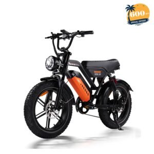 AVDLBIKE A50 Off-Road Electric Bike | 20" x 4" Fat Tire | 250W | 48V 15.6Ah | 70KM Range
